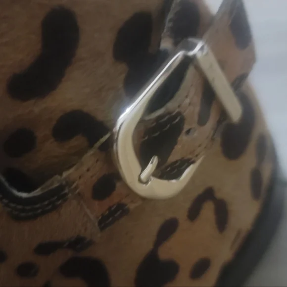 Pre-loved Steve Madden Chavi-L Leopard ankle boots sz 10 - Picture 6 of 10